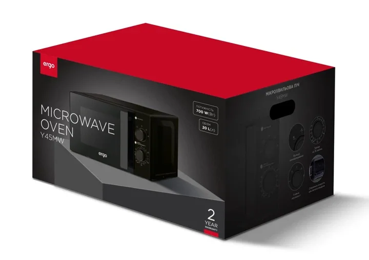 Зображення товару Мікрохвильова піч Ergo Y45MW1