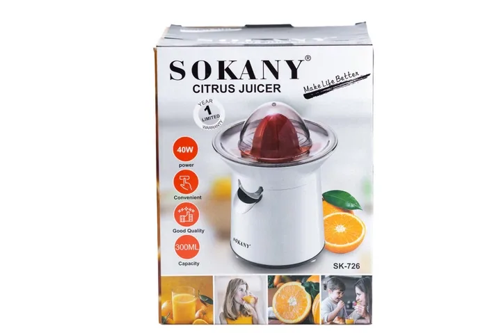 Зображення товару Соковижималка для цитрусових Sokany SK-726 4