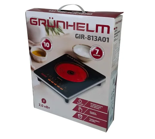 Зображення товару Електроплита інфрачервона 1-х камф. Grunhelm GIR-813A01 5