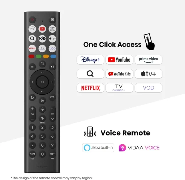 Зображення товару Телевізор Hisense діагональ 43" UHD 43A6Q3