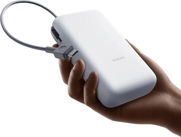 Зображення товару Повербанк Xiaomi 20000mAh 22.5W Integrated Cable Light Gray BHR9738GL1