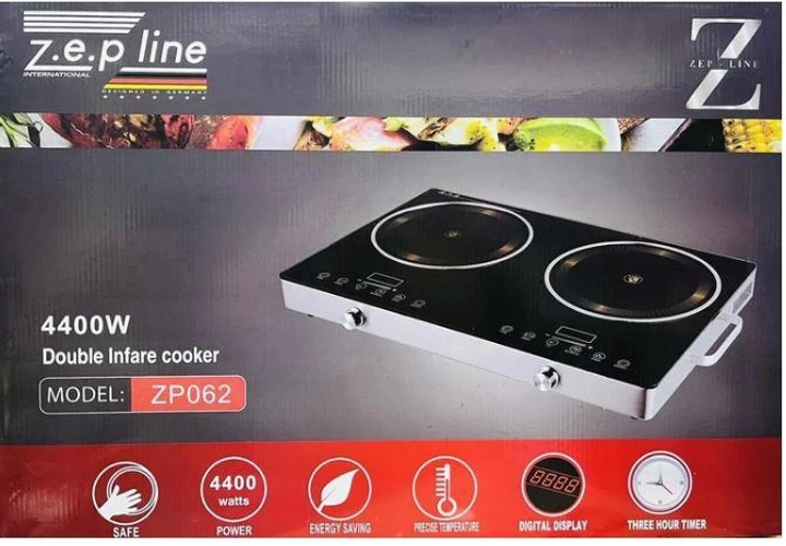 Зображення товару Електроплита інфрачервона 2-х камф. Zepline ZP-0621