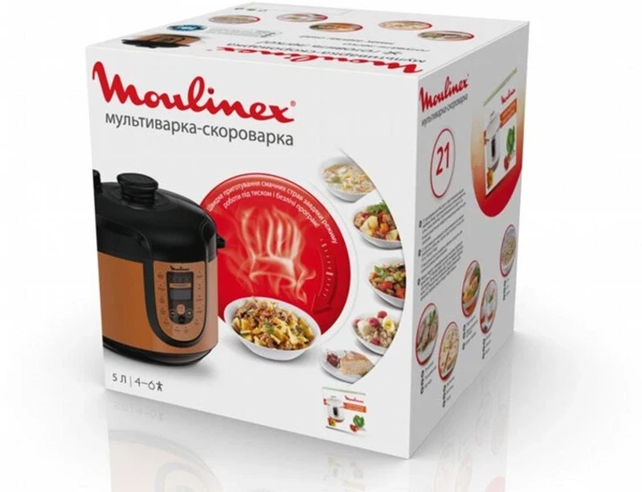 Зображення товару Мультиварка-скороварка Moulinex CE5A0F341