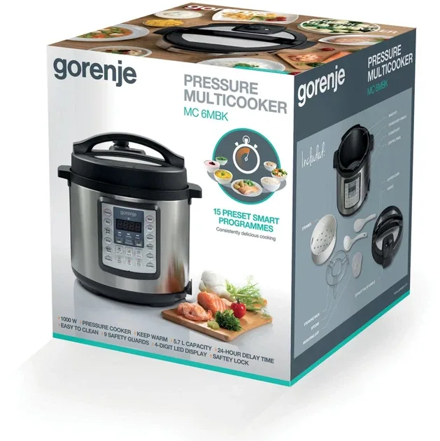 Зображення товару Мультиварка-скороварка Gorenje MC6MBK5