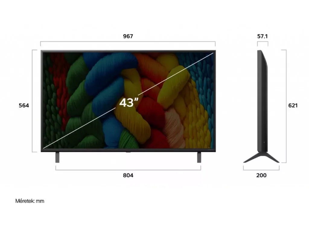 Зображення товару Телевізор Lg діагональ 43" NanoCell 43NANO80A3B2