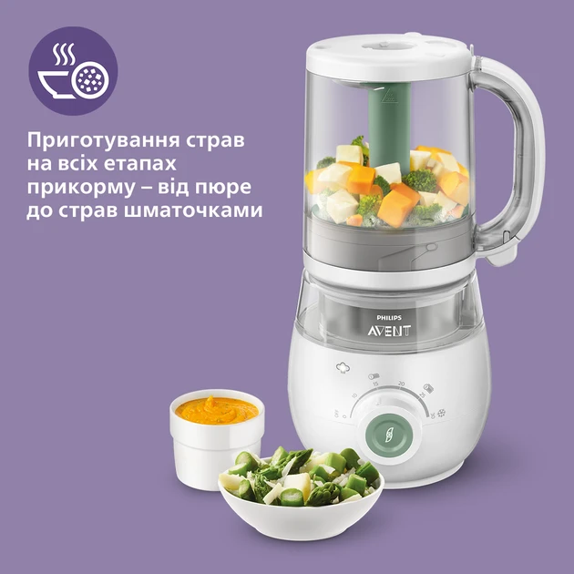 Зображення товару Блендер-пароварка Philips AVENT SCF885/012