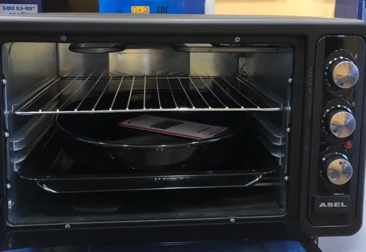 Зображення товару Духовка настільна Assel 40л AF-4033 grey1