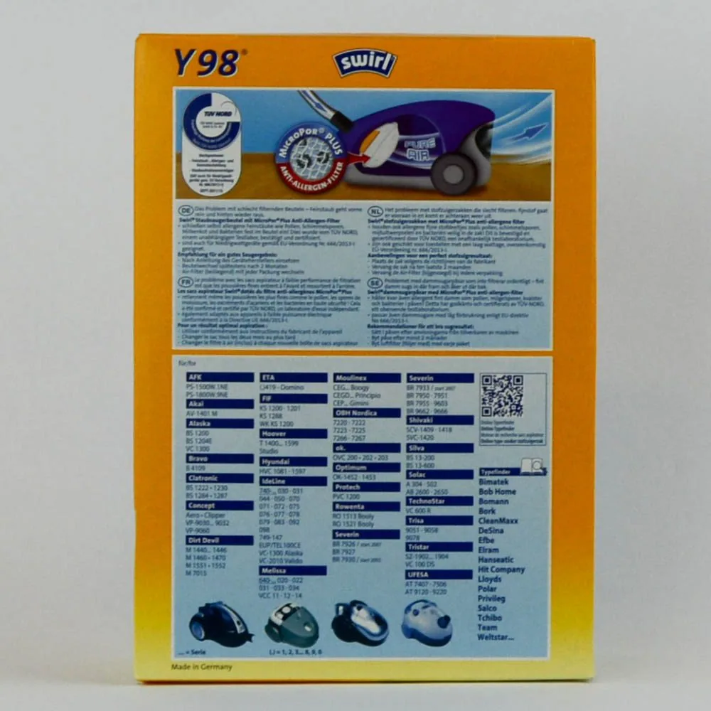 Зображення товару Мішок для пилос. Swirl Swirl Y981