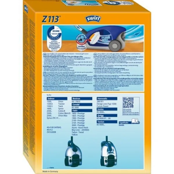 Зображення товару Мішок для пилос. Swirl Swirl Z1131