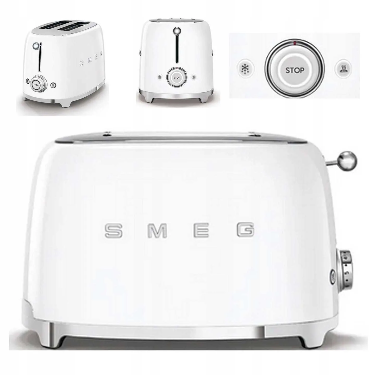Зображення товару Тостер Smeg TSF01WHEU2