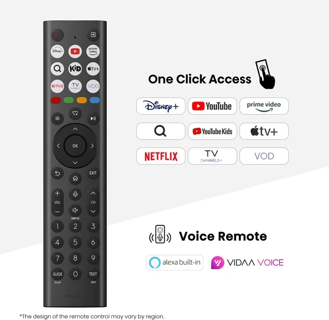 Зображення товару Телевізор Hisense діагональ 50" UHD 50A6Q1