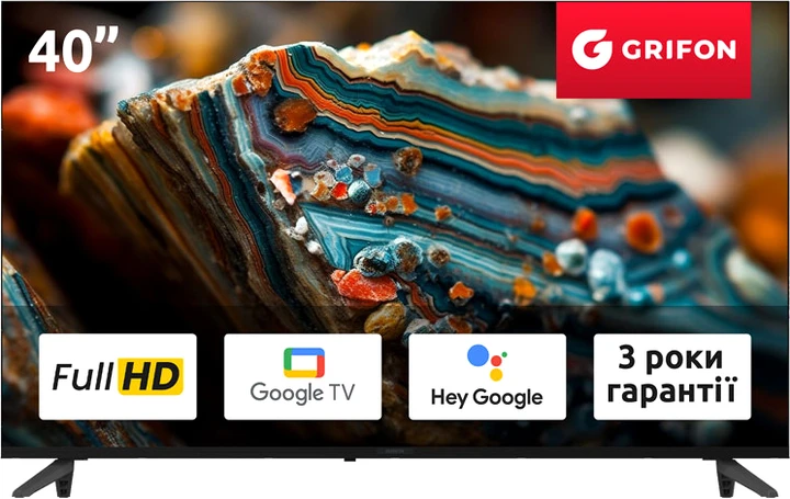 Зображення товару Телевізор Grifon діагональ 40" FHD DV40FSB2
