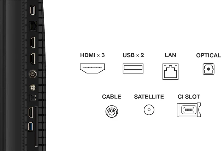Зображення товару Телевізор Tcl діагональ 55" Qled 55P7K4