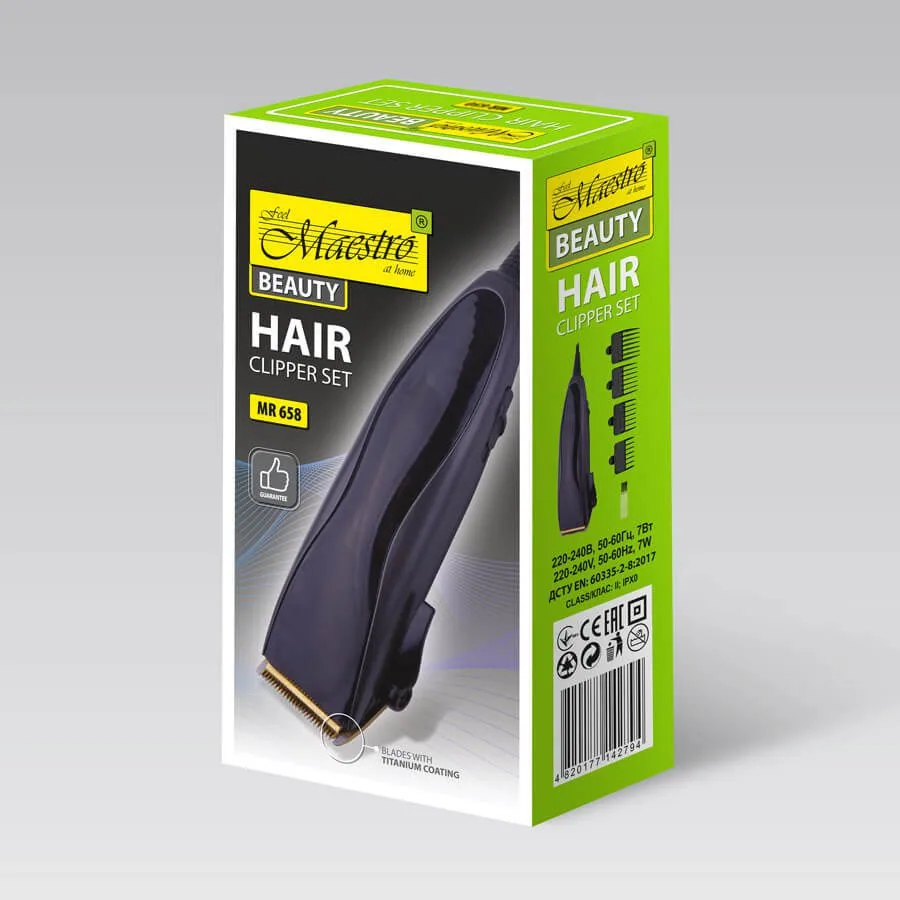 Зображення товару Машинка для стрижки Maestro MR-658Ti1