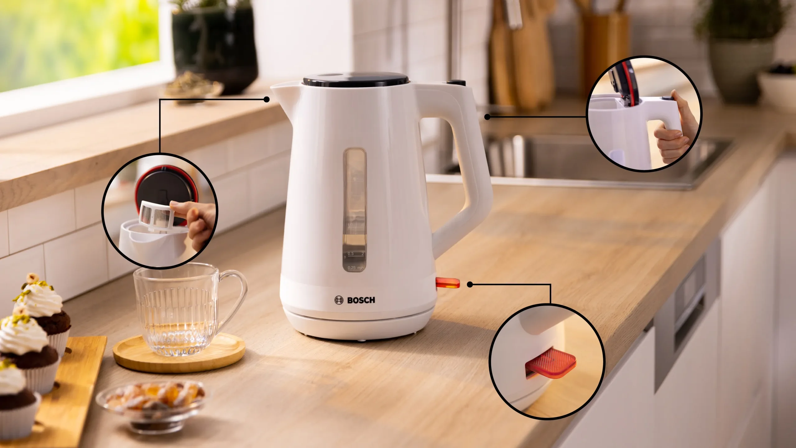 Зображення товару Чайник пластик Bosch TWK1M1211