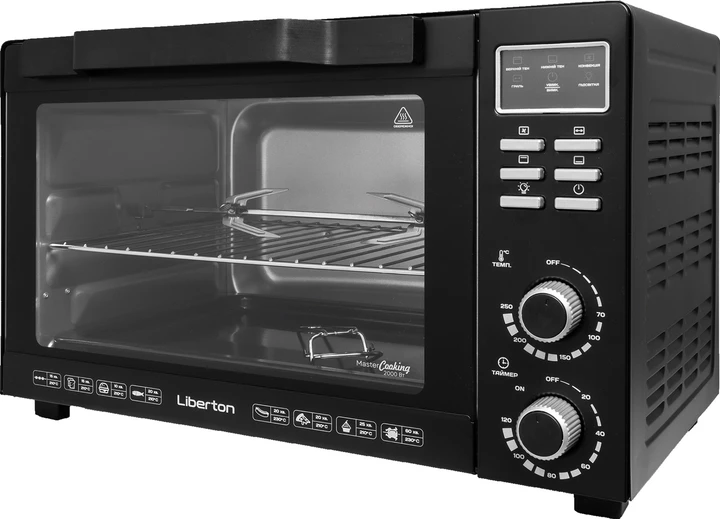 Зображення товару Духовка настільна Liberton LEO-501E Black 2