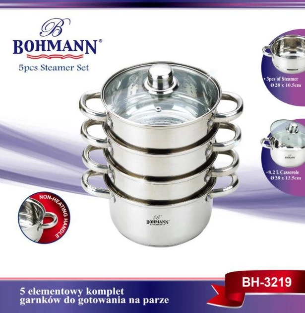 Зображення товару Пароварка Bohmann BH32193